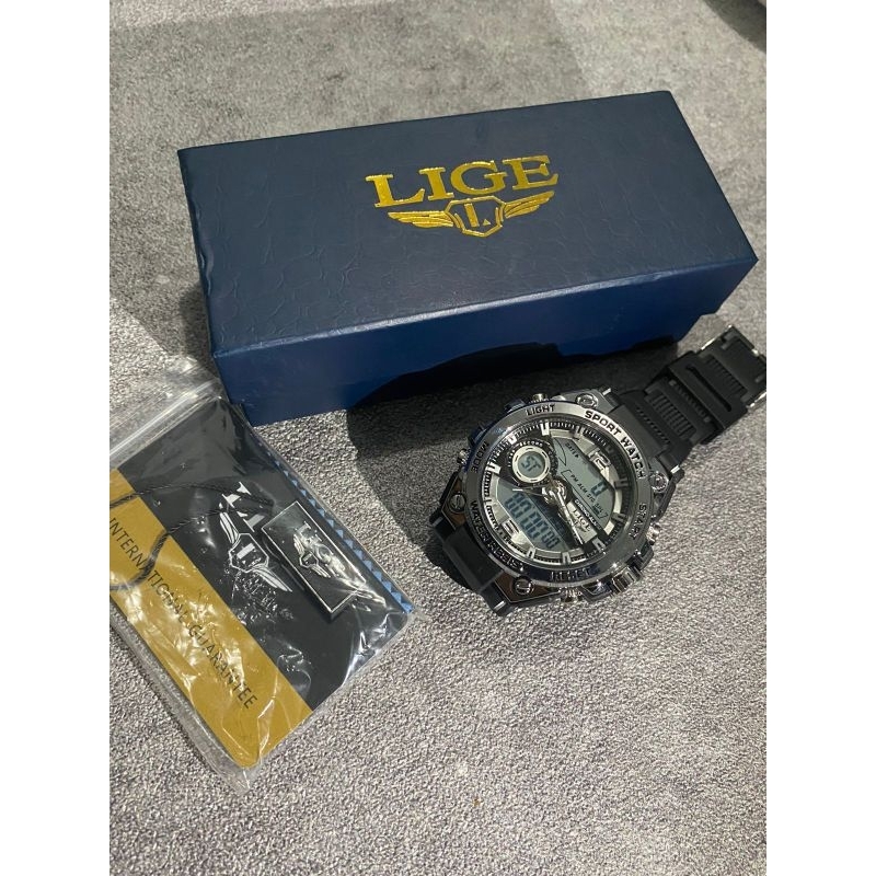 jam tangan sport Lige & Foxbox pria/wanita