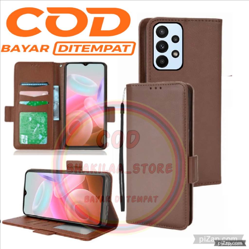 CASE HP SAMSUNG A53 5G - CASING DOMPET-FLIP COVER LEATHER-SARUNG HP