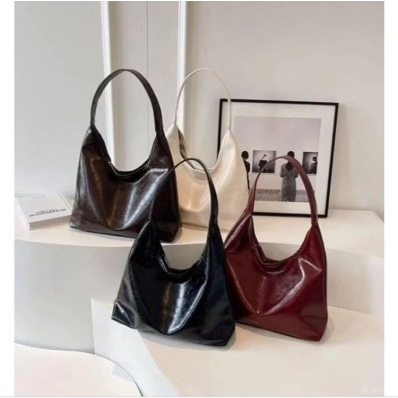 Tas Totebag Kuliah Wanita Estetik Jemima PU Sintetis Leather Premium