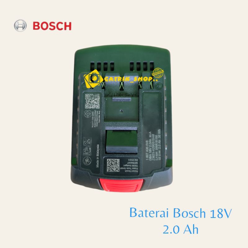 RK Baterai Bosch 18V 2.0ah Baterai Cordless Bosch 18V Batere Bosch (Ori)