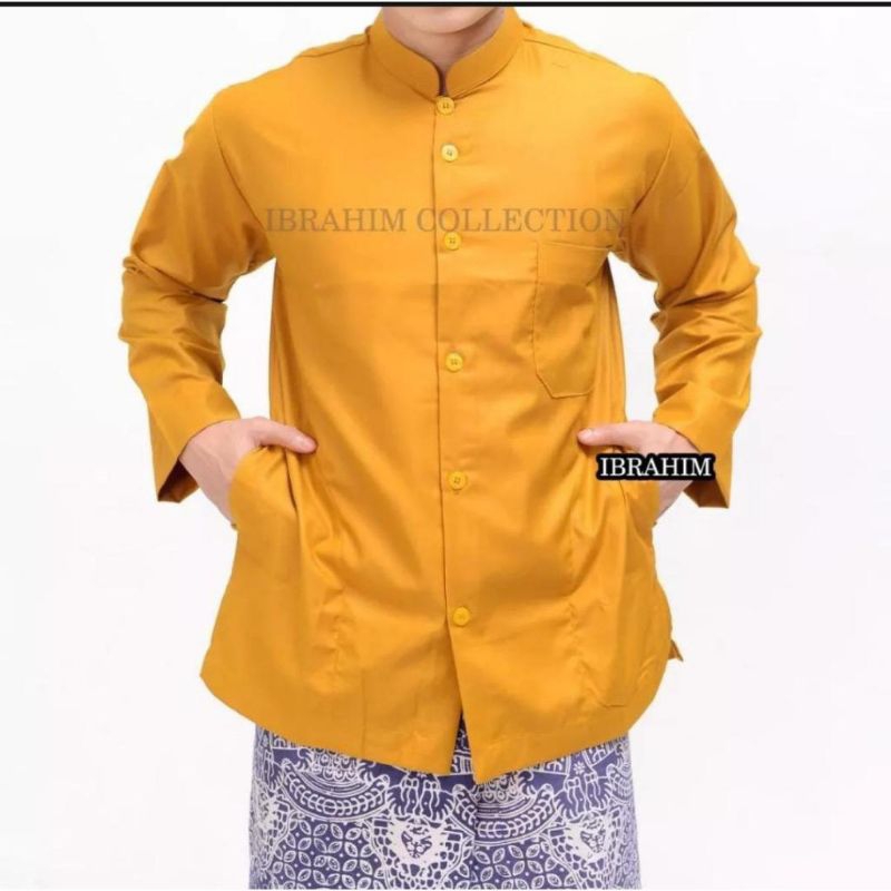 Baju Koko Haibah Exsklusive Saku Samping Koko Habaib Jumbo Model Ammu