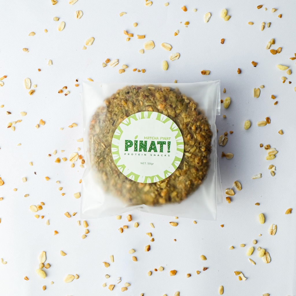 

BIG PEANUT OATMEAL PROTEIN DIET COOKIES | MATCHA PINAT 50GR (1pcs)