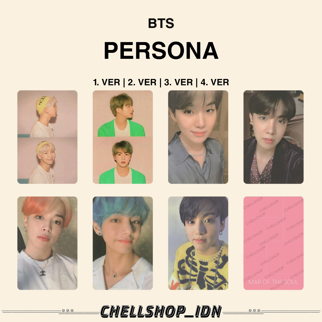 PHOTOCARD MAP OF THE SOUL : PERSONA