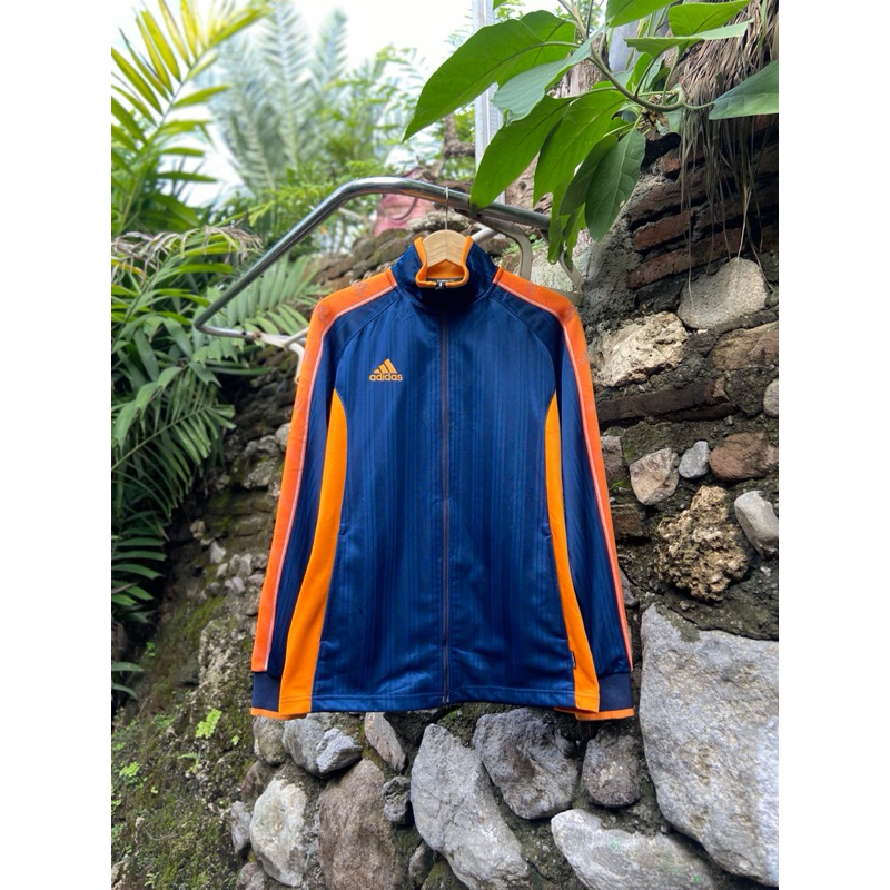 Tracktop Adidas Navy & Orange Tapped Second Original