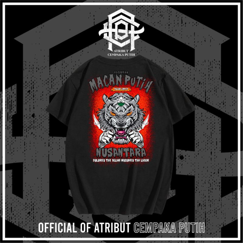 KAOS MACAN PUTIH NUSANTARA NEW DESAIN