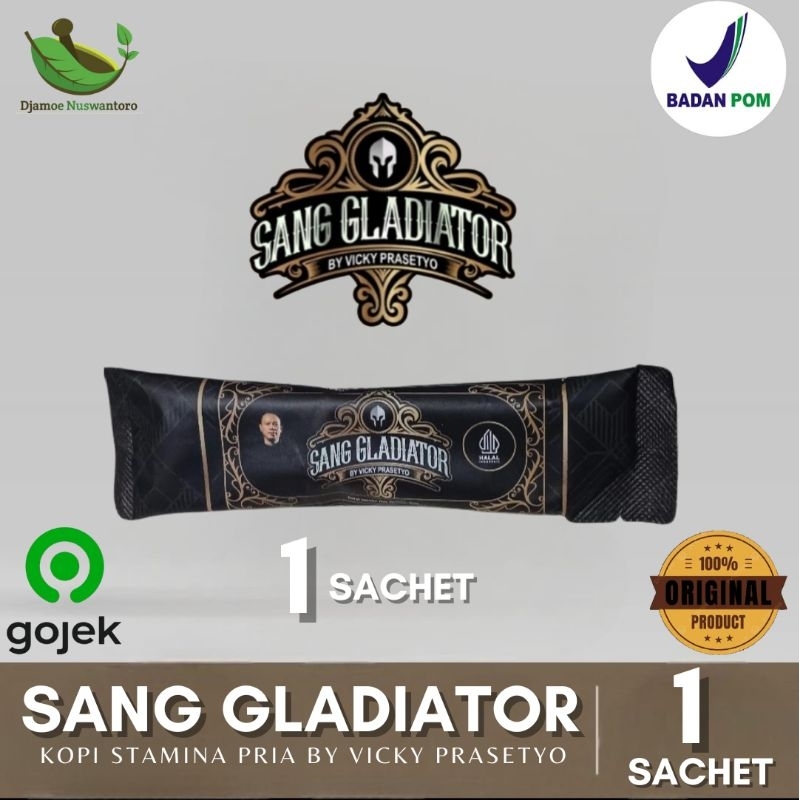 

Sang Gladiator Kopi Stamina Pria Original BPOM - 1 Sachet