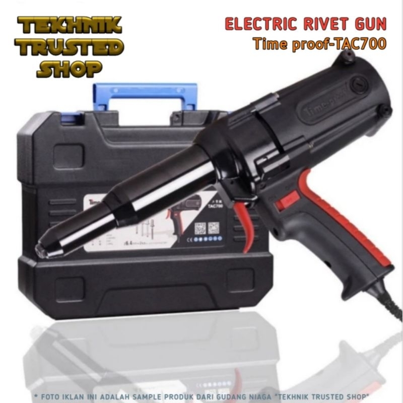 Electric rivet gun TIMEPROOF-TAC700 Mesin alat paku rivet listrik