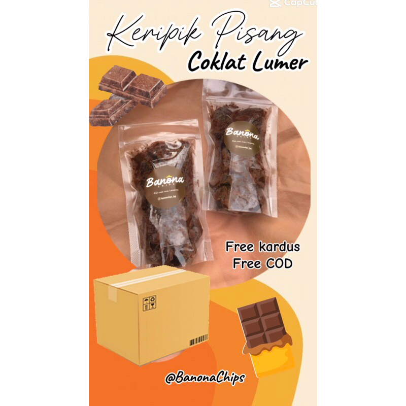 

Keripik Pisang coklat Lumer (100 gr)
