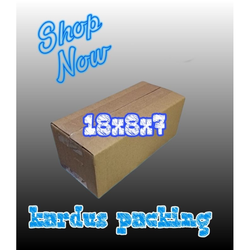 

kardus packing UK 18x8x7 kardus polos kardus kecil