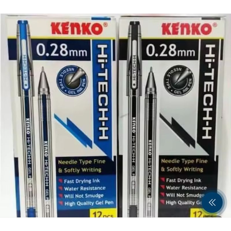 

Pulpen Hi-Tech logat 0,28 kenko jual/pak isi 12 picis