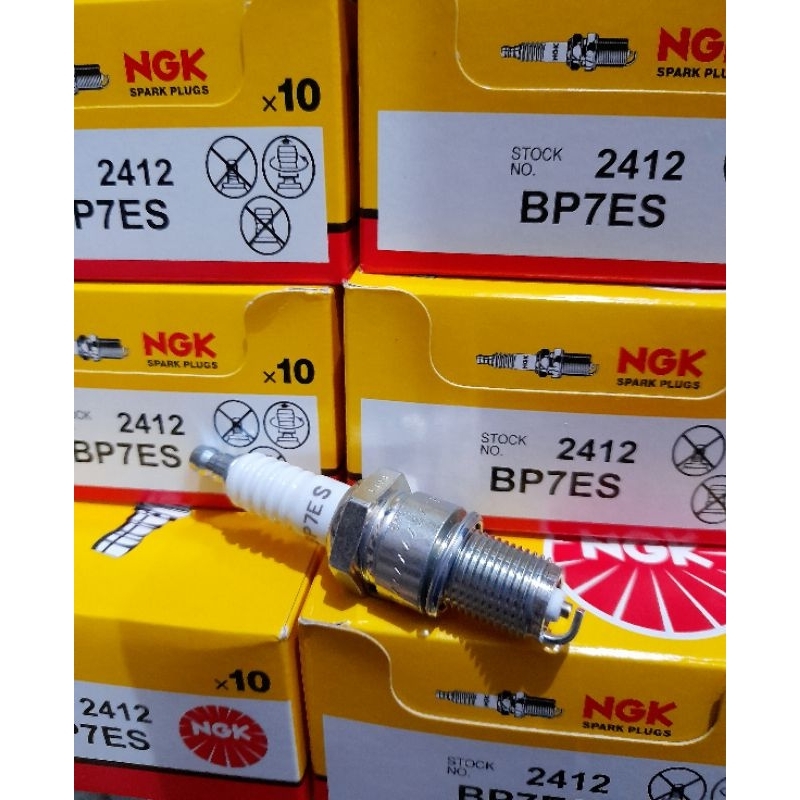 BUSI BP7ES NGK NINJA SATRIA VESPA 100% ASLI NGK
