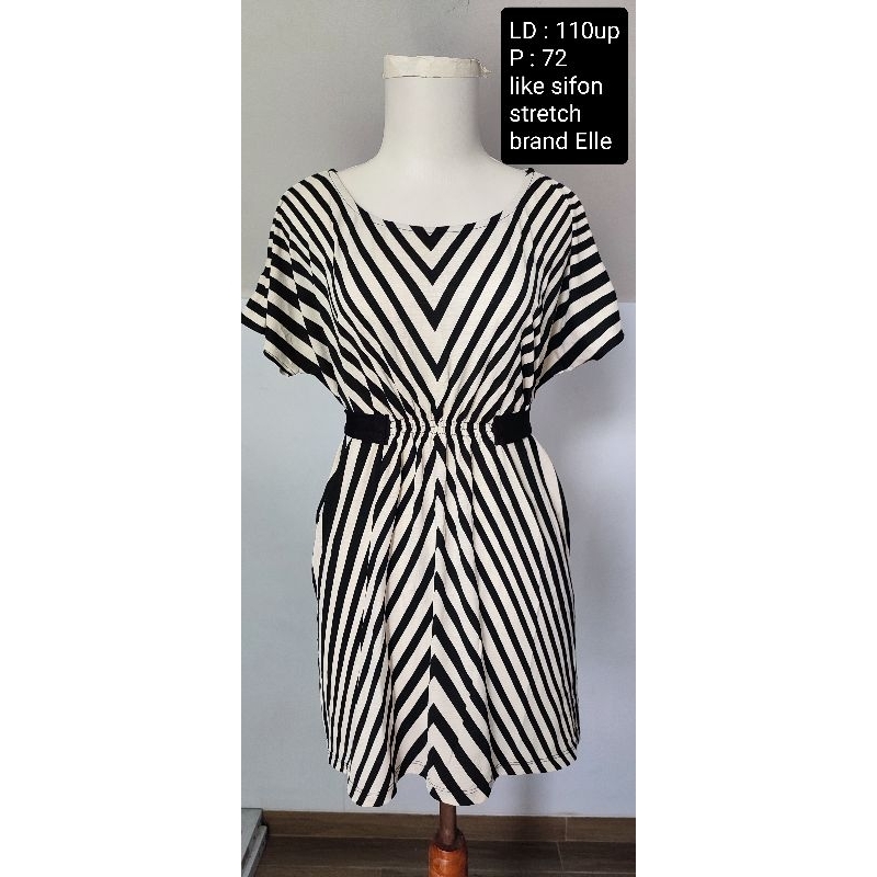 C10 Preloved dress LD besar LD kecil Jumbo Tunik Atasan Blouse Dress Overall