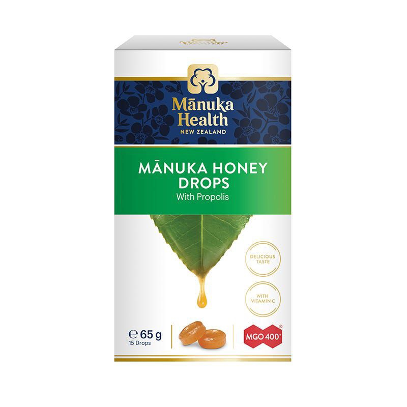 

Manuka Health Manuka Honey Drops Mgo 400+ With Propolis 15'S 65 GR by NZ HEALTH