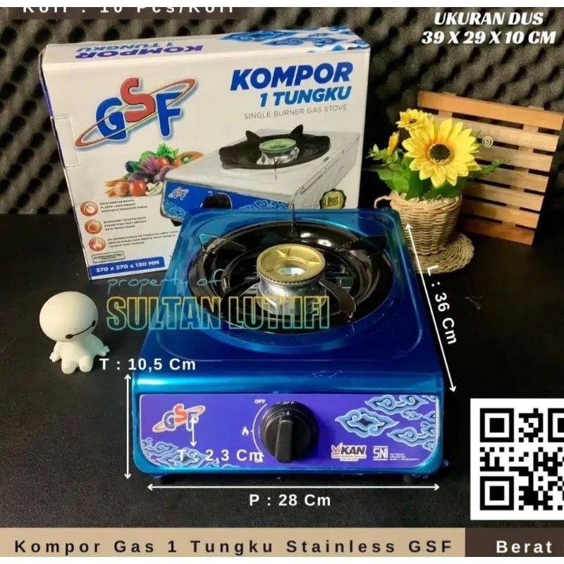 kompor murah tungku 1 gsf kompor stainless