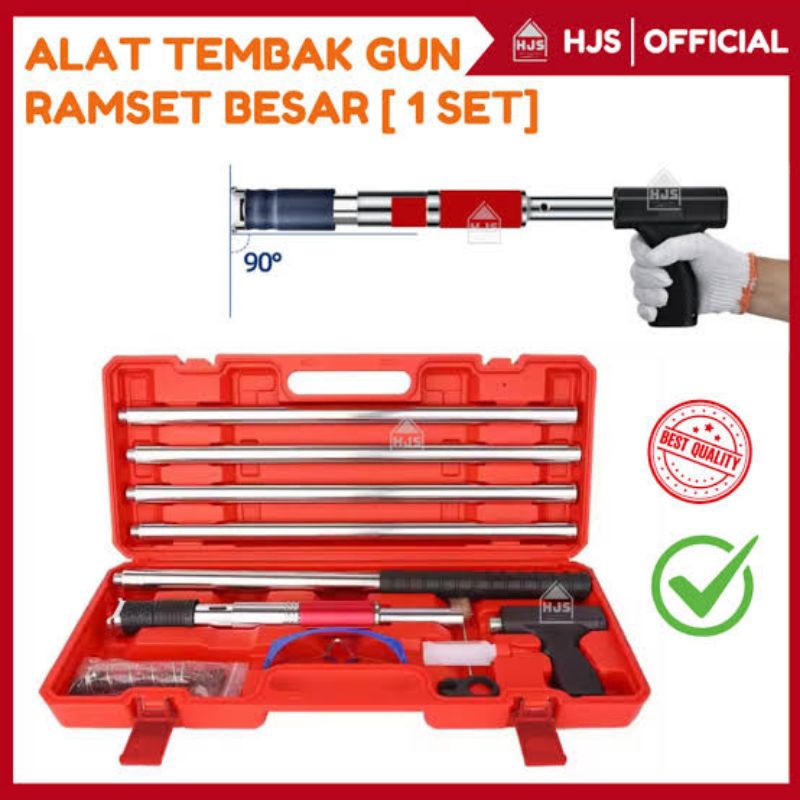 MESIN RAMSET BETON GUN PANJANG SET