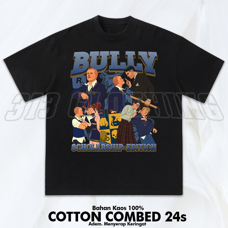 T-Shirt Kaos Bully Bullworth Washed / Baju Bullworth Bully Washed