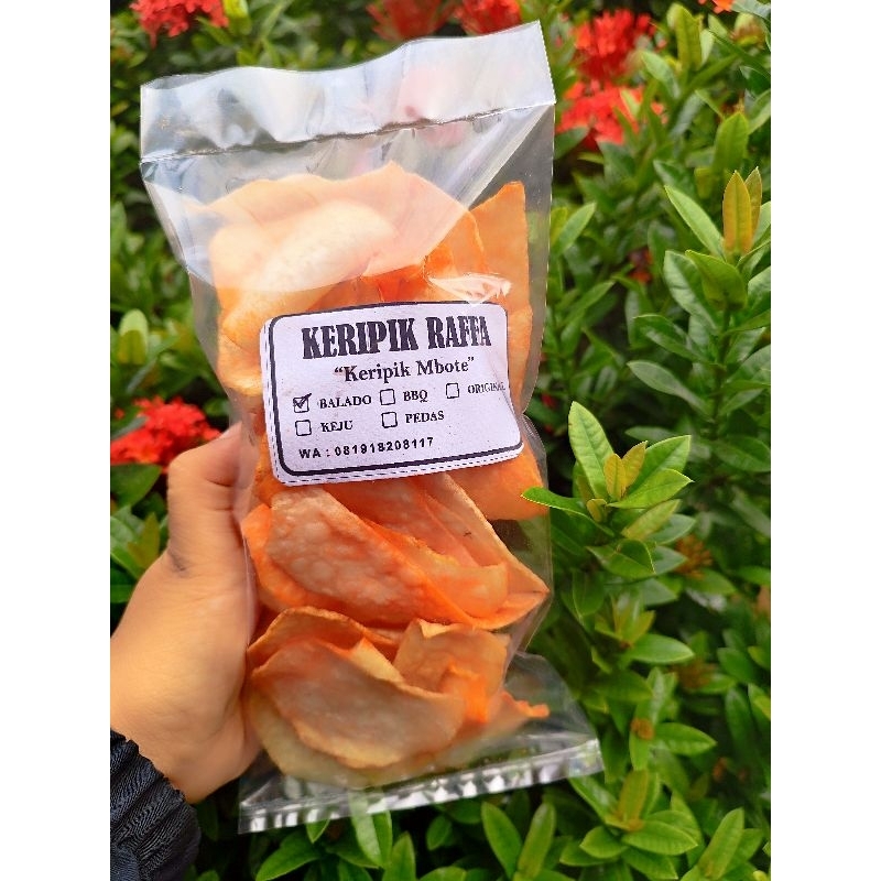 

Keripik mboten pedas