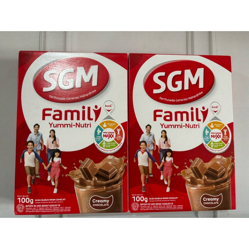 

SGM Family Yummi Nutri Cokelat 100g