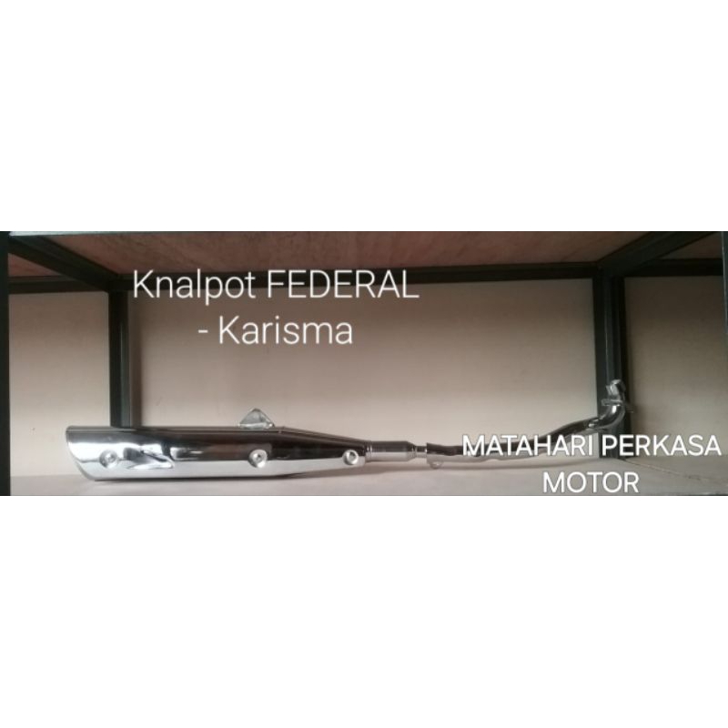 Knalpot FEDERAL Motor Karisma