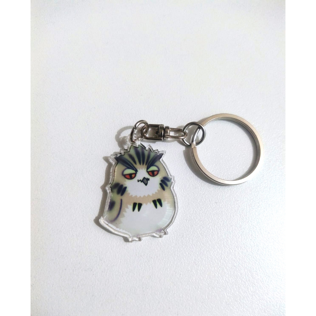 Gantungan Kunci Anime Bokuto Owl Haikyuu Haikyuu Akrilik Bening Strap Charm Ganci Akrilik Bokuto Owl