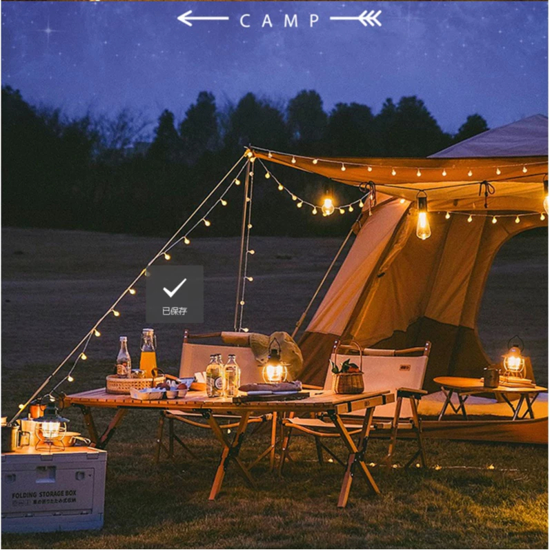 Lampu Tumblr Bulat Lampu Hias Tenda Camping Lampu Tumblr Natal Anggur 10 METER Power USB + Baterai /