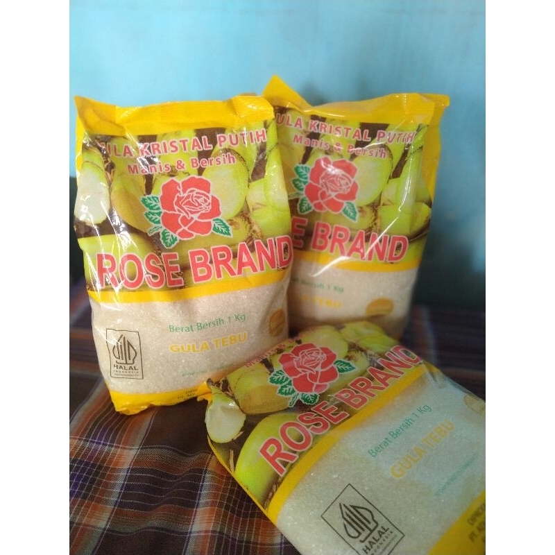 

Gula Pasir 1 kg Rose Brand