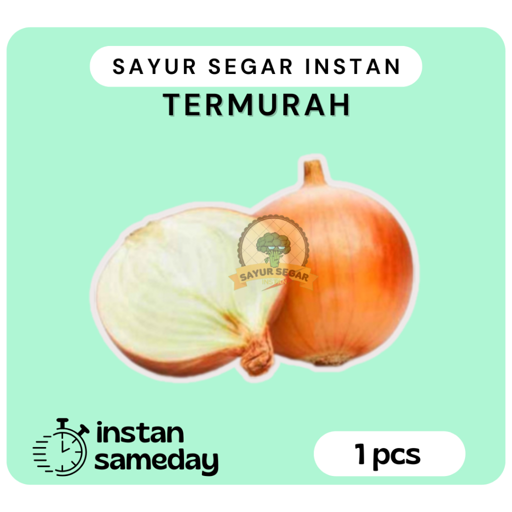 

Bawang Bombay Segar 1pcs / Onion