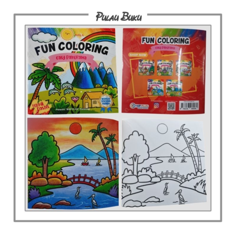 

Buku Mewarnai Anak Dengan Contoh Warna, Fun Coloring Best seller