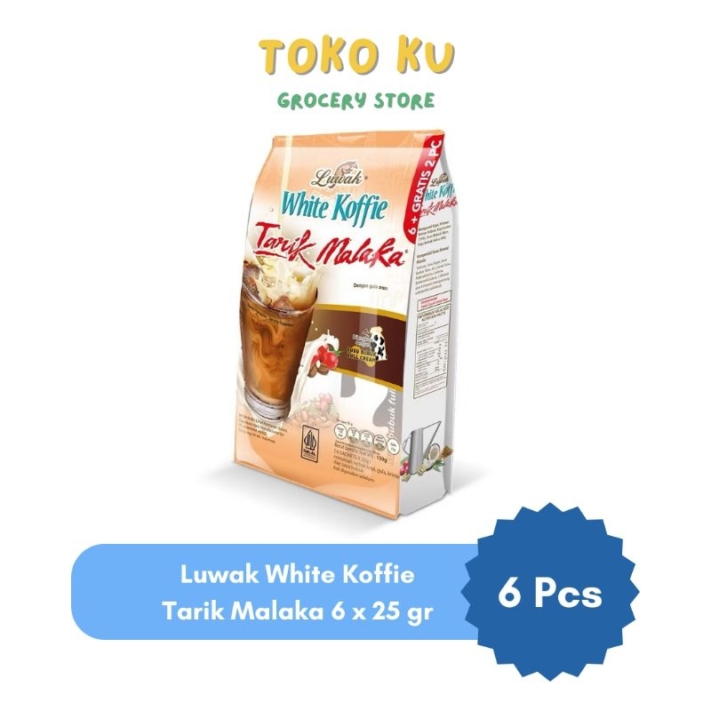 

Luwak White Koffie Tarik Malaka Bag 6x25 gr
