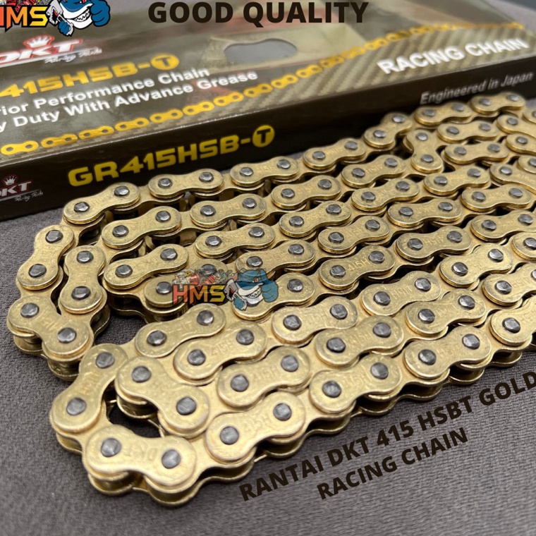 PALINGDICARI RANTAI RANTE RACING GOLD EMAS 415 428 H 13 HSBT DKT THAILAND PNP KE GEAR SSS 415 428 TI