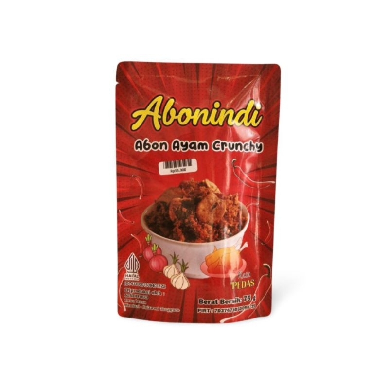 

ABON AYAM CRUNCHY PEDAS