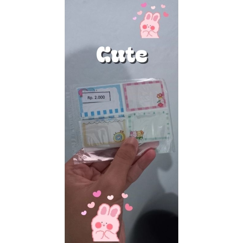

Stiker Nama Anak Cewek Perempuan 10 pcs Lucu Bergambar
