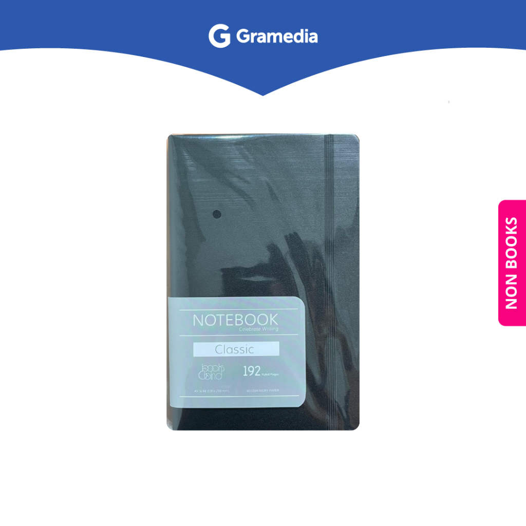 

Gramedia Depok - BOOKS&BIND NB CLASSICAL HC A5-SLIM BLACK