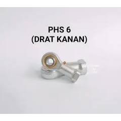 BEARING ROD ENDS PHS 6 ASB DRAT KANAN ROD END BEARING PHS 6 PHS6 PHS-6 DIAMETER AS 6 MM 6MM ID 6MM 6