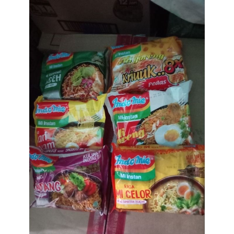 

mie indomie goreng dan kuah