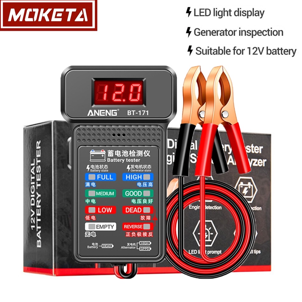 MURAHBANGET Aneng BT171 Penguji Mobil 12V Alat Pemindai Tes