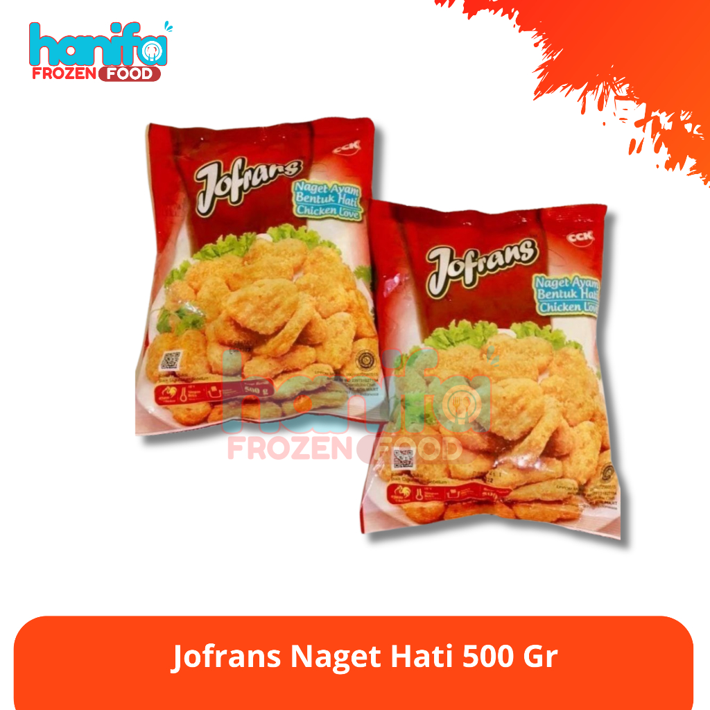 

JOFRANS Naget Hati Chicken Nugget 500 gram enak murah dan bergizi