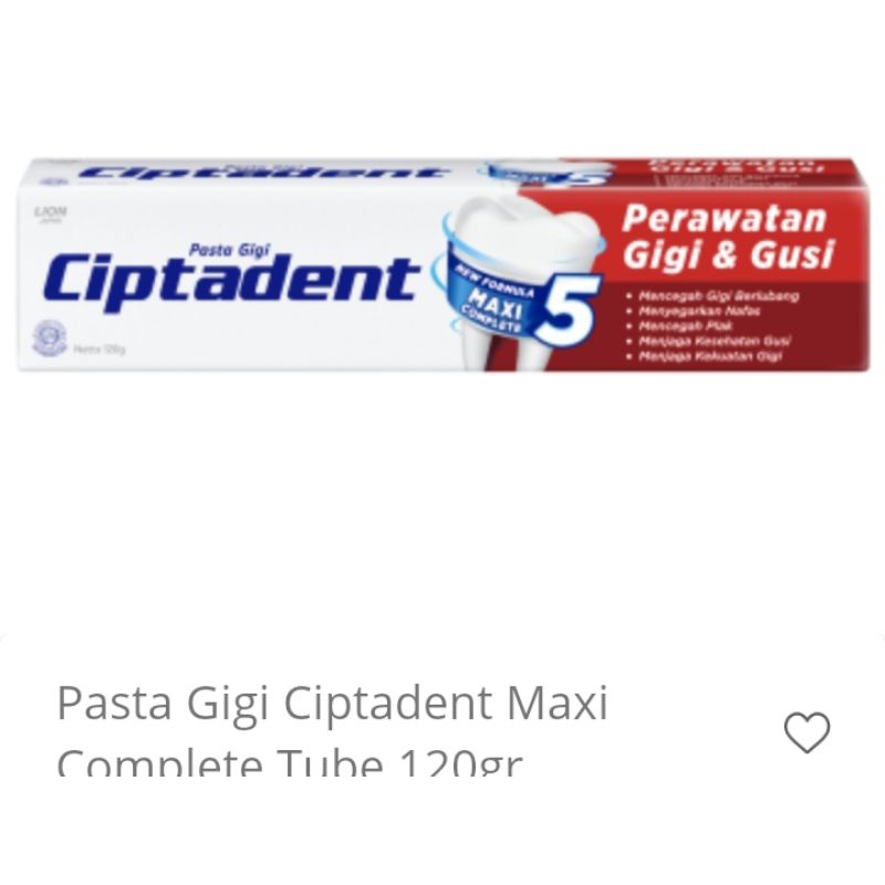 Ciptadent pasta gigi 120 gr