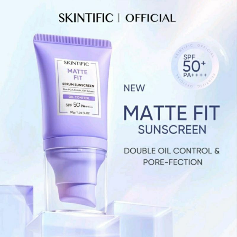 [BPOM] Skintific Matte Fit Serum Sunscreen SPF S0PA++++  30g skintific matte sunscreen ORIGINAL