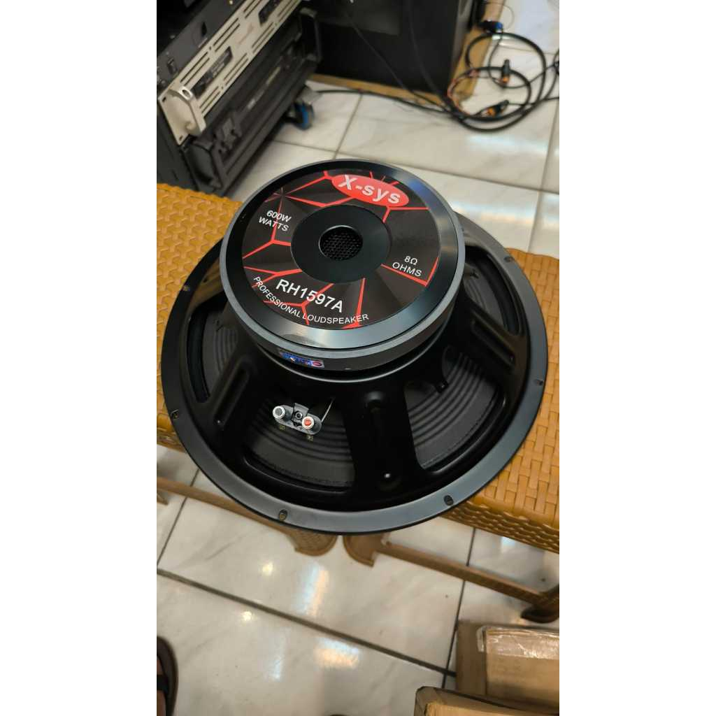 Speaker Komponen X-sys RH1597A 15 inch - Original