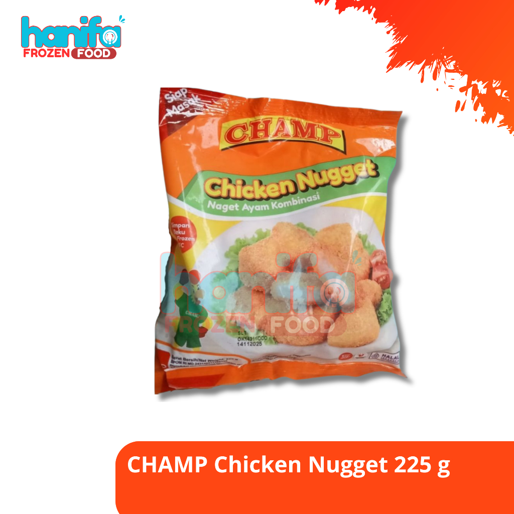 

CHAMP Chicken Nugget isi 225 / 500 / 1000 gram Naget Ayam murah enak dan bergizi