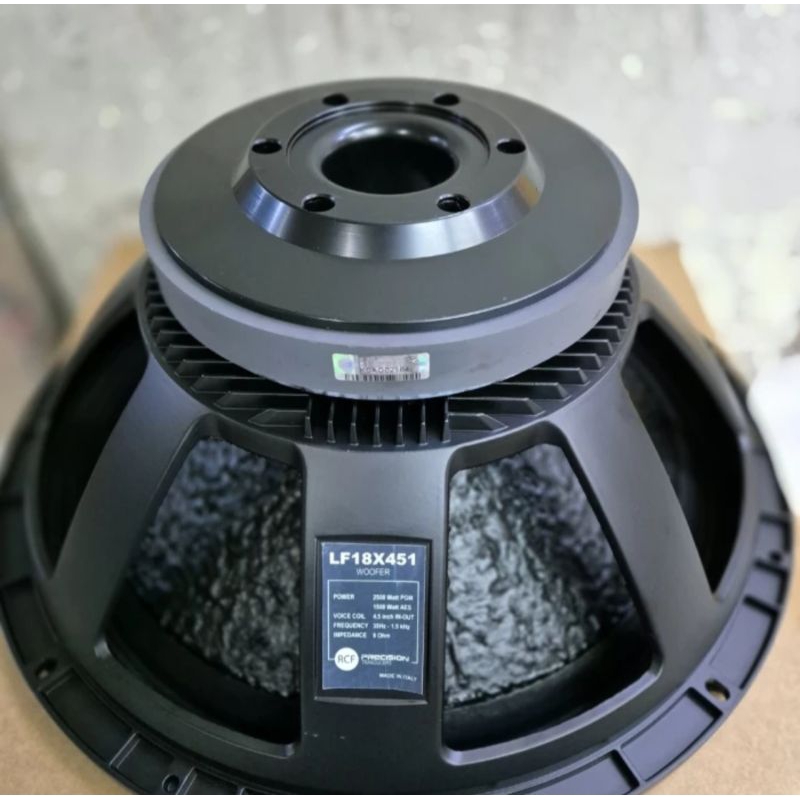 SPEAKER KOMPONEN RCF LF18X451 18 INCH SUBWOOFER