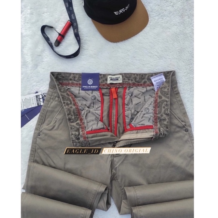 Langsung Order PICASSO  Celana Chino Pria Picasso Slimfit  Celana Panjang Pria Chinos Picasso