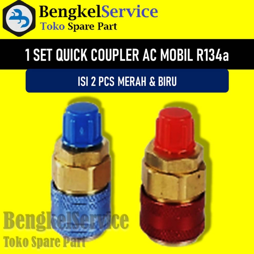 HOTSALE Quick Coupler Ac Mobil R134a Adapater Nepel Isi Ac Mobil