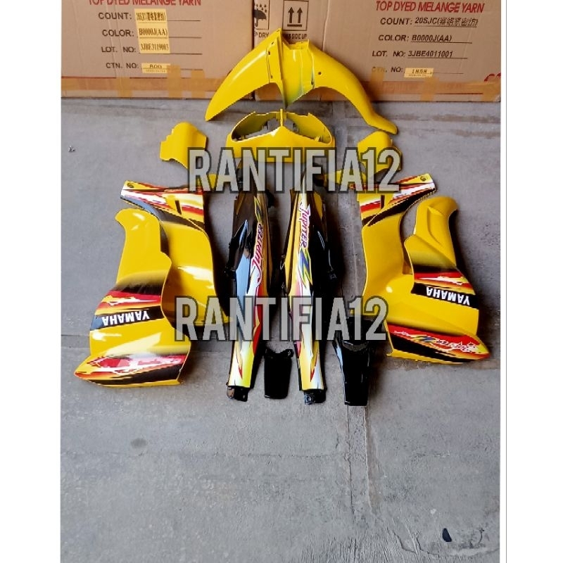 Bodi Set Jupiter Z Lama Full Set Halus Body Jupiter Z Lama Kuning Hitam