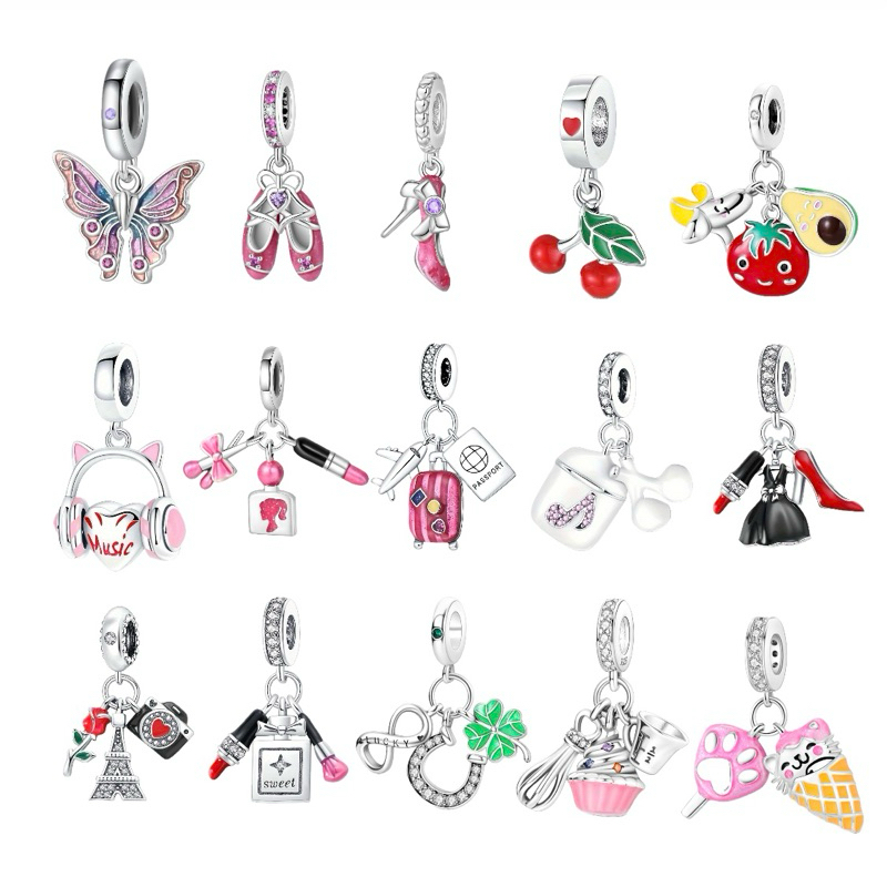 Nw84 - Nw124 Nsrggallery.id/1989.studio READY STOK Premium Charm Firefly Glow-in-dark S925