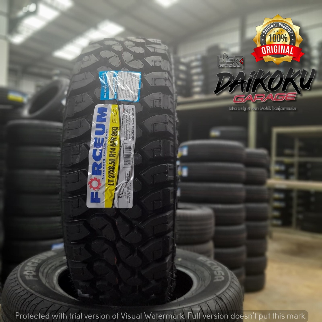Ban Mobil Rimba Forceum M/T 08 Plus 27 8,5 Ring 14 | Toko Ban Mobil Banjarmasin
