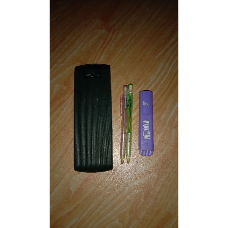 

Kotak pensil Faber Castell free 2 pensil