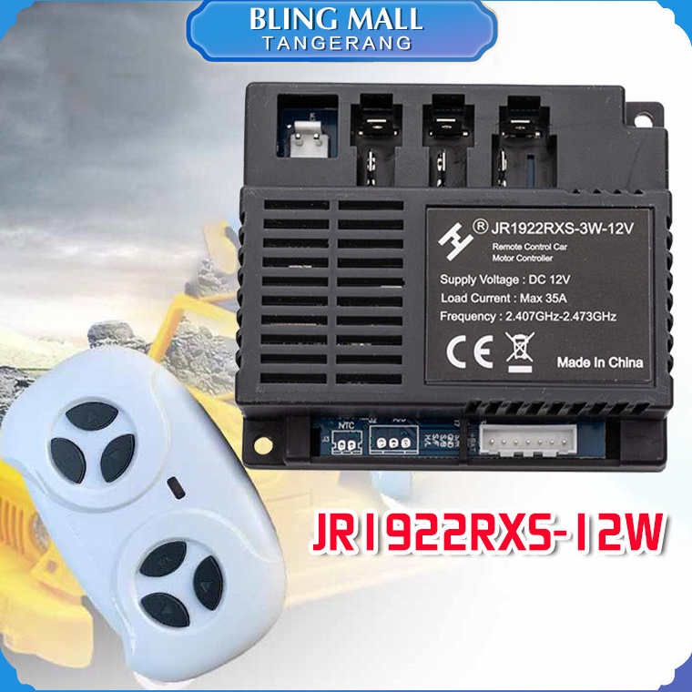 HARGABERSAHABAT JR1922RXS Receiver Mobil AKI DC 12V 35A Resiver Mobil AKI 12 Volt Receiver Mobil RC
