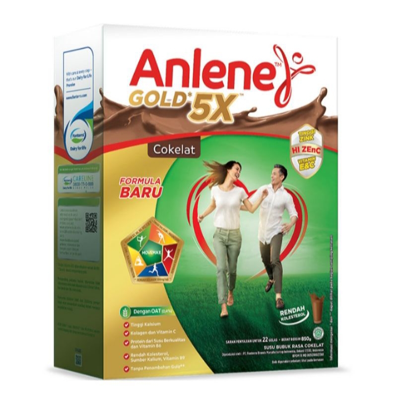 

ANLENE GOLD 5X 850G COKLAT